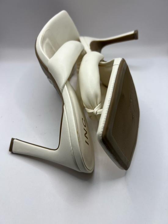 INC International Concepts White Knotted Thong Slide Sandals - Picture 4 of 6